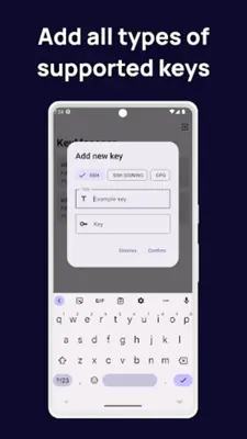 KeyManager android App screenshot 2